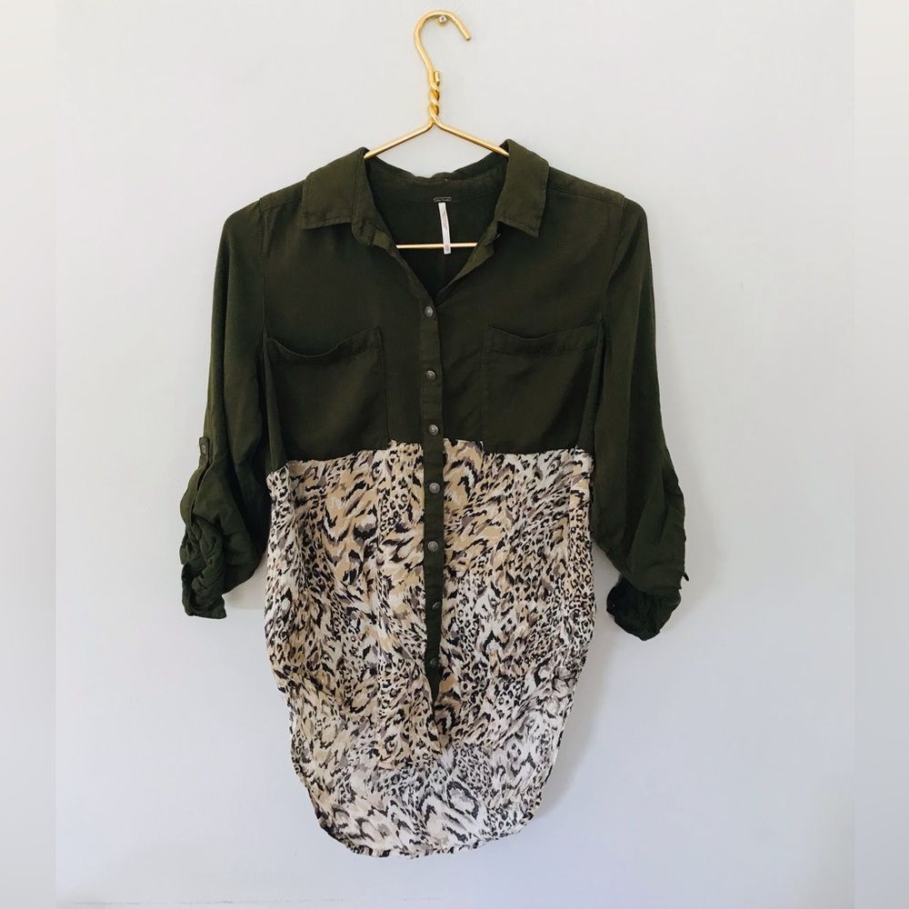 Free People Welcome to the Jungle Tunic Top - Picture 2 of 8